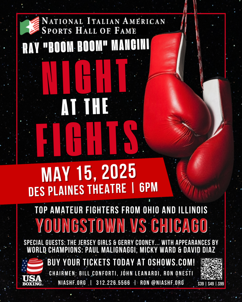 National Italian American Sports hall of fame Night at the Fights Boxing event